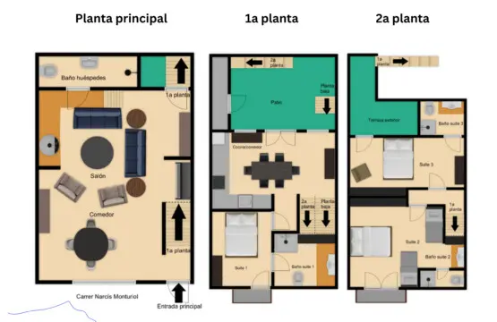 3 plantes casa jordi
