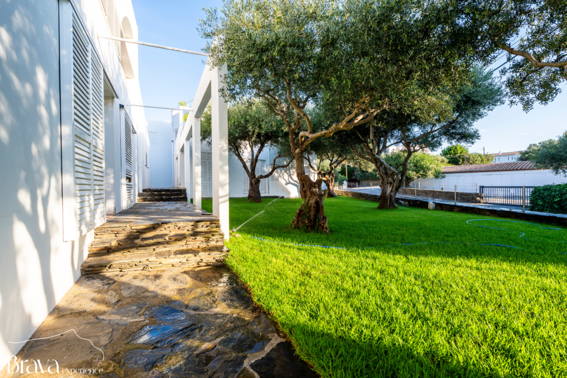 jardí olivera façana